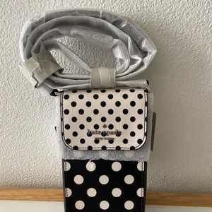 NWT kate spade north south flap phone crossbody